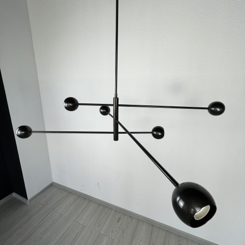 Люстра на штанге SALME L6 A Black 212778-26