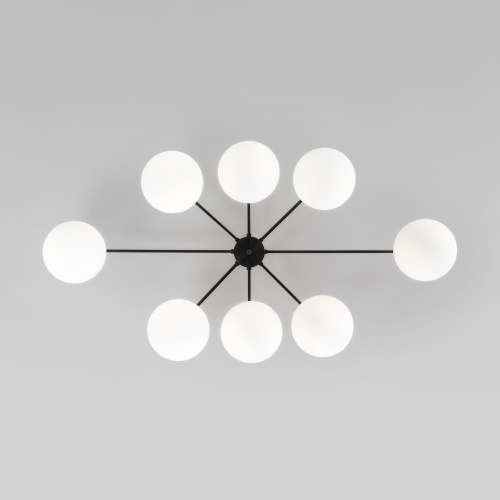 Потолочный светильник Eurosvet 70220/8 черный Smart