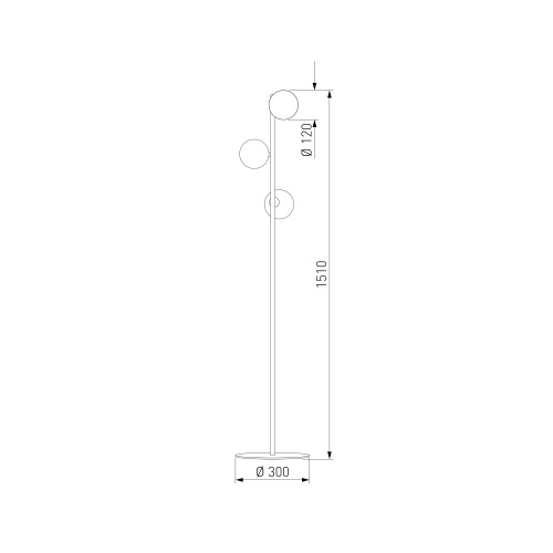  TK Lighting 6189 /напольный светильник/ ESTERA BROWN