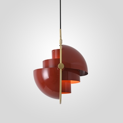 Подвесной светильник Louis Weisdorff Gubi Multi-lite Pendant Red 123431-22