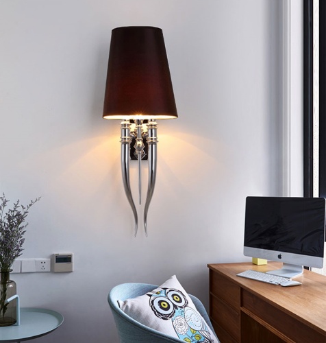 Настенный светильник Crystal Light Brunilde Ipe Cavalli H72 Silver/White 189459-22