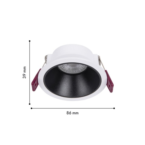 Врезной светильник Favourite 4523-1C, врезной светильник, D86xH39, cutout:D75, 1xGU10x35W, IP20, excluded