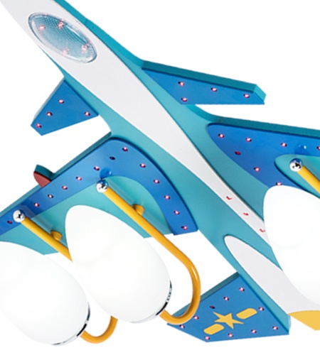 Светильник Kink Light Бомбардировщик голубой 074504