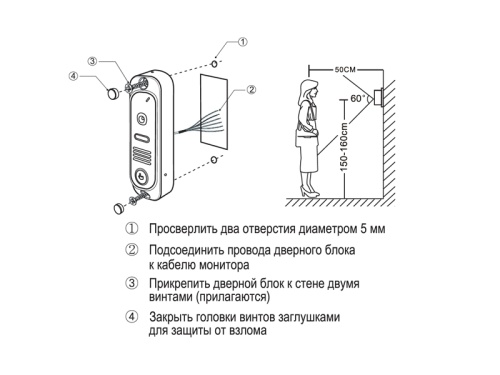 Вызывная Панель Tor-Net Dvc-412С Серебро Dvc-412Si Color от Imperiumloft 190584-01