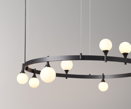 Люстра Kink Light Бьянки черный G9 8*7W 07808-8,19