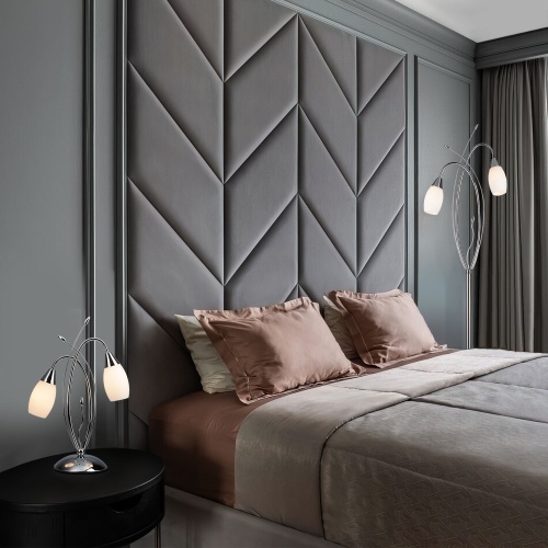 Напольный светильник Eurosvet 22080/2F хром