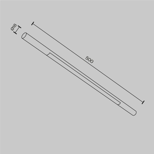 Светильник Technical C100CL-L500-12W3-6K-B