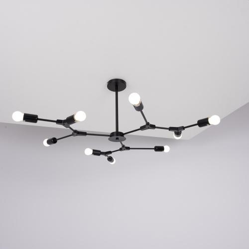 Люстра на штанге LATE D103 Black 193583-26