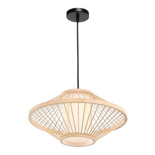 SL6241.533.01 Светильник подвесной ST-Luce Древесный/Белый E27 1*40W ALMA