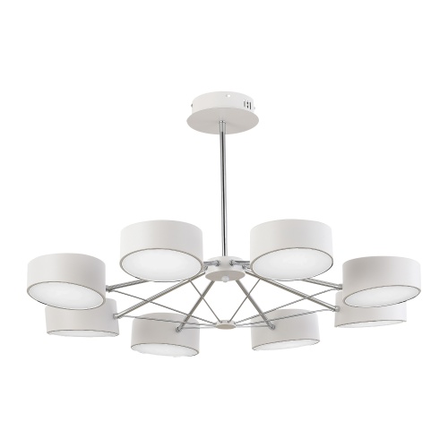 SLE6005-502-08 Светильник потолочный Белый, Хром/Белый LED 8*10W VALLE