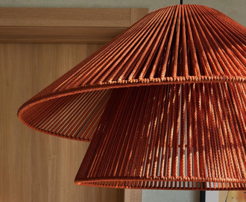 Светильник подвесной Gerbera-7036 терракот E27