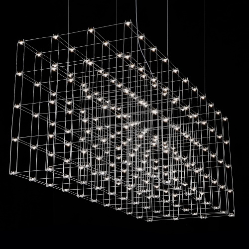 Подвесная люстра Quasar Cosmos Square LED pendant light 80/80/200 252290-22