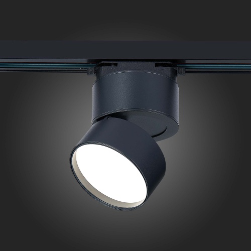 ST651.446.09 Св-к трек. Черный LED 1*9W 4000K 720Lm Ra&gt;90 120° IP20 D85xH122 170-240VV BASE