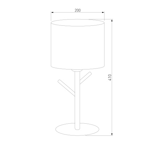 Настольный светильник TK Lighting 5571 Albero White