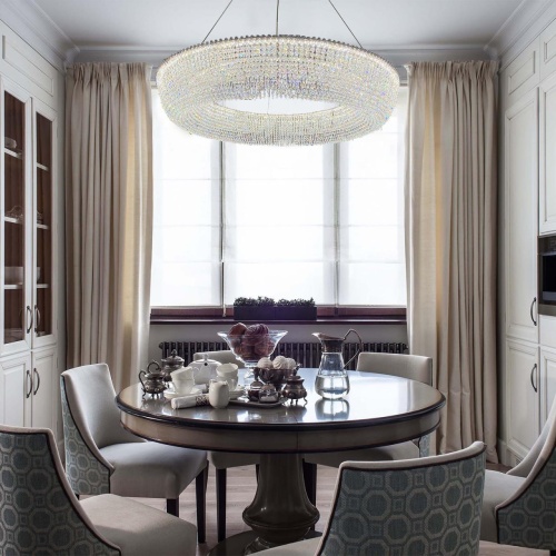 Подвесная люстра Favourite 4478-7P, подвесная люстра, D700xH145/1200, LEDx60W, 5400LM, 3000K, included, remote control