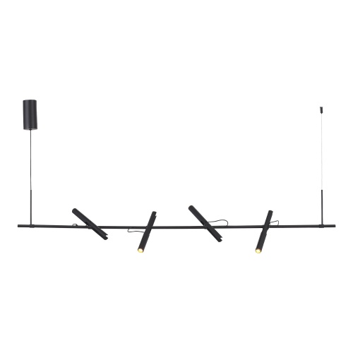 SL6210.403.04 Светильник подвесной ST-Luce Черный/Черный, Золотистый LED 4*3W 3000K LILT