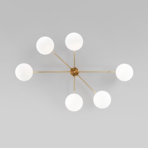 Потолочный светильник Eurosvet 70220/6 латунь Smart