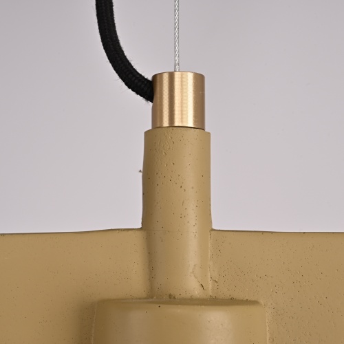 Подвесной бетонный светильник SKOVL A Песочный 186773-26