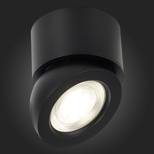 ST654.432.10 Светильник потолочный Черный LED 1*10W 3000K 850Lm Ra&gt;90 38° IP20 D95xH96 180-240V Накладные светильники