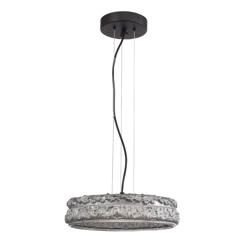 SL6143.413.01 Светильник подвесной ST-Luce черный/дымчатый LED 1*15W 4000K АНТИК