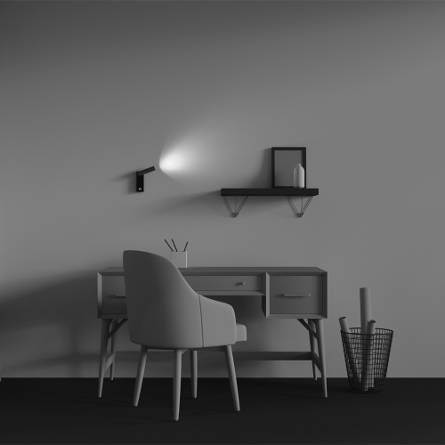 Настенный светильник (бра) Maytoni C078WL-L3BBS3K