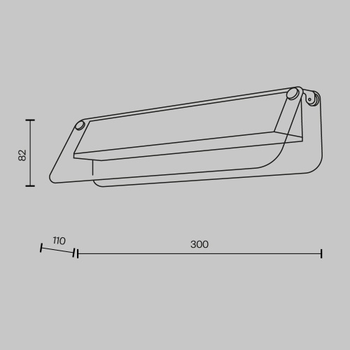 Настенный светильник (бра) Maytoni MOD296WL-L6BC3K