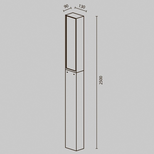 Садово-парковый светильник Outdoor O470FL-L40GF3K