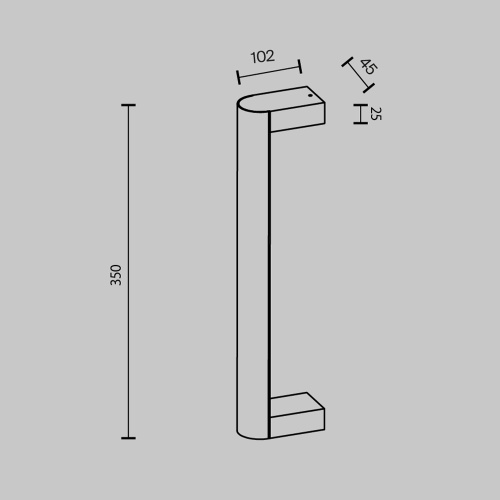 Настенный светильник (бра) Maytoni MOD288WL-L5G3K