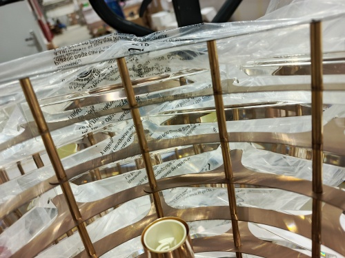 utsenka-SL6137.203.04 Светильник подвесной ST-Luce медь/прозрачный E14 4*40W STROZZI