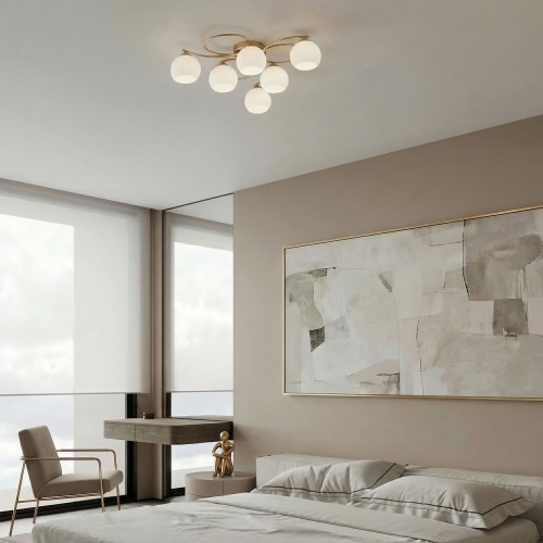 Потолочный светильник античная бронза Eurosvet 30144/6