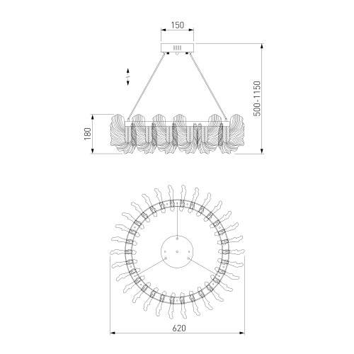  Bogate's 90374/1/ подвесной светильник