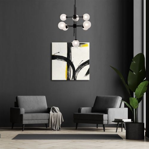 Потолочный светильник Eurosvet 50383 черный Smart