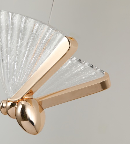 Подвес Kink Light Баттерфляй золото Led 8W 08444-1B,33