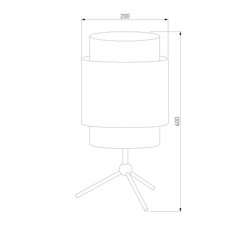 Настольный светильник TK Lighting 5567 Boho Black