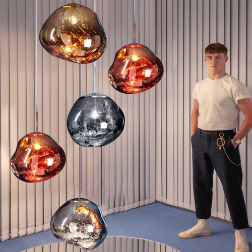 Подвесной светильник Tom Dixon Melt Pendant Silver Acryl D50 233055-22