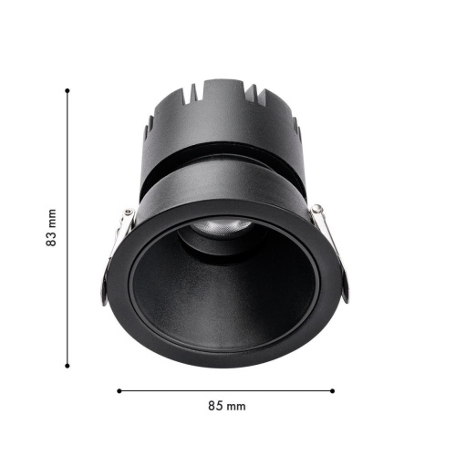 Врезной светильник Favourite 4785-1C, врезной светильник, D85xH83, cutout:D75, LEDx9W,585LM, 3000/4000/6000K, CRI>90, beam angle:45, included