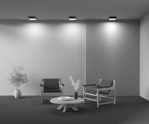 Потолочный светильник Technical C032CL-24W4K-SQ-B