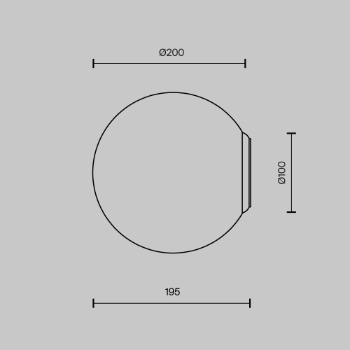 Настенный светильник (бра) Maytoni MOD321WL-01W3
