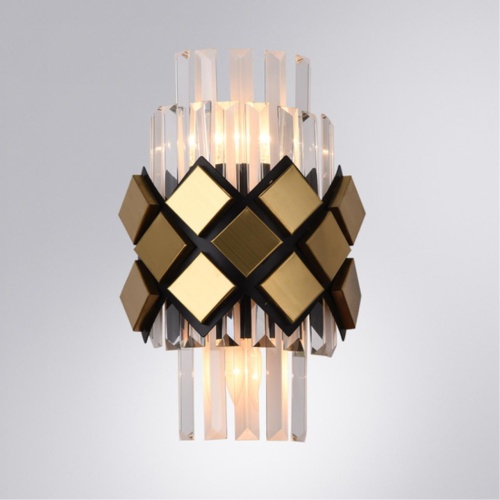 Бра Arte lamp A1039AP-2BK СВЕТИЛЬНИК НАСТЕННЫЙ