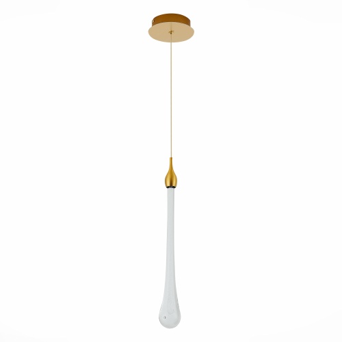 SL6103.203.01 Подвес ST-Luce Золотистый/Прозрачный LED 1*3W 4000K Faenza