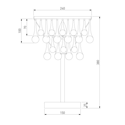 Настольный светильник Bogate's 01126/1