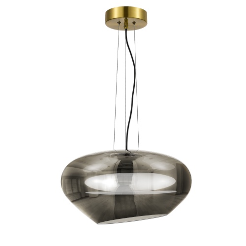 SL6019.313.01 Светильник подвесной ST-Luce Латунь/Дымчатый, Белый LED 1*20W 3000K ФОРЕЙ