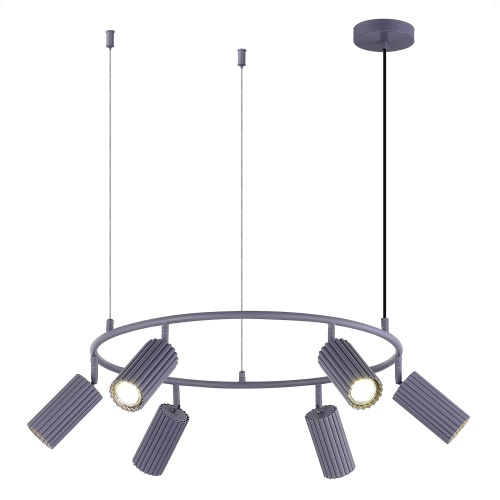 SL1213.703.06 Светильник подвесной ST-Luce Серый/Серый GU10 6*5W 4000K КЕНДО