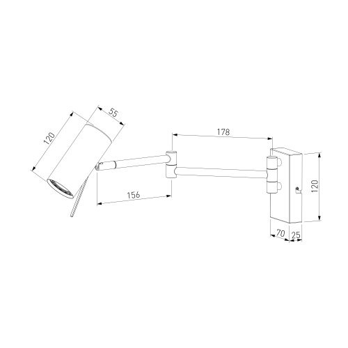 Настенный светильник Eurosvet 20166/1 белый