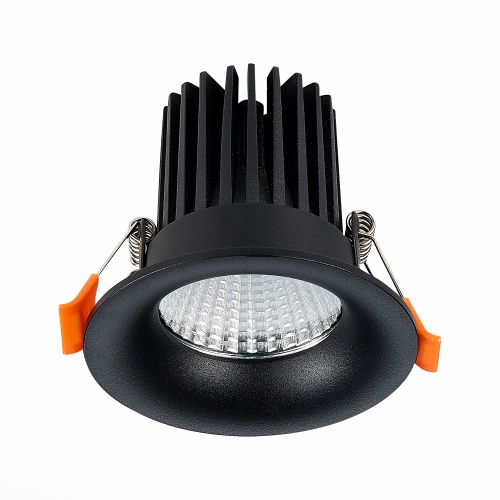 ST703.448.10 Св-к встр. Черный LED 1*10W 4000K 900Lm Ra&gt;90 38° IP20 D85xH75 170-240V Встраиваемые светильники
