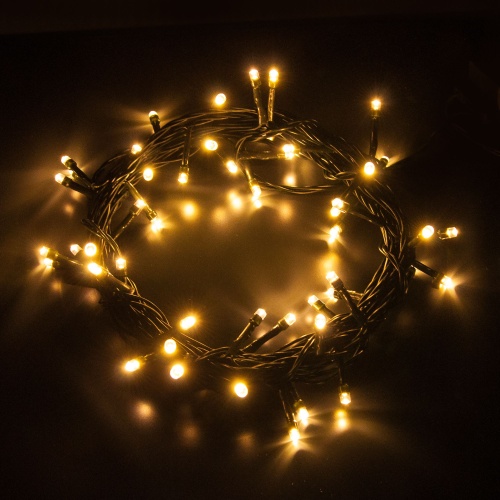Гирлянда бытовая электрическая нить Eurosvet 400-001 теплый белый
