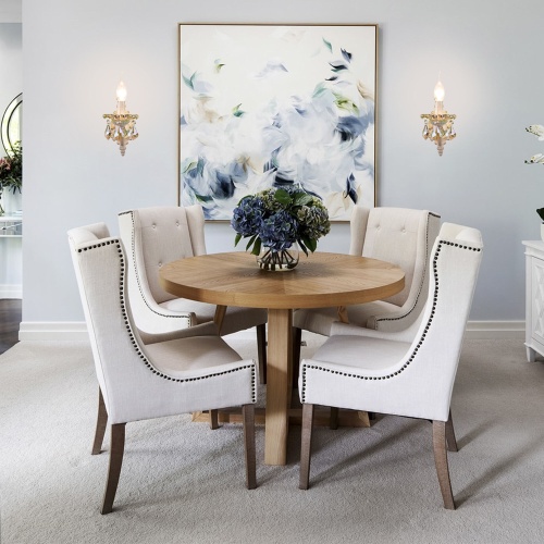 Настенный светильник Eurosvet 3281/1 белый с золотом/тонированный хрусталь Strotskis