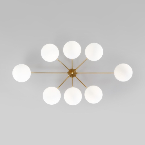 Потолочный светильник Eurosvet 70220/8 латунь Smart