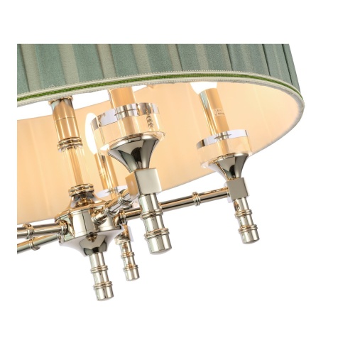 SL1121.103.05 Светильник подвесной ST-Luce Никель/Оливковый E14 5*40W ОЛЕО