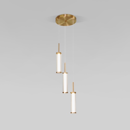 Подвесной светильник Eurosvet 50386/3 LED латунь